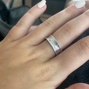 COPY - Tiffany & Co, 1837 collection ring in silver
